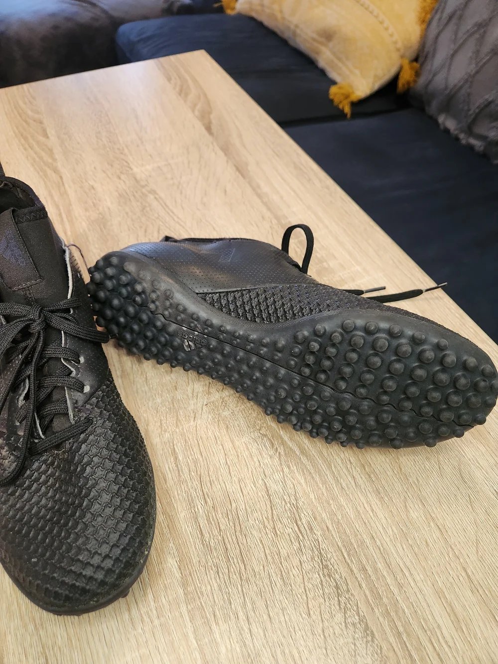 Adidas Ace Tango 17.3 turf soccer shoes in black